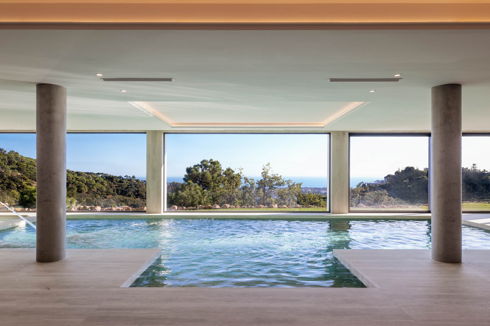 Luxury villa with spa and indoor pool marbella