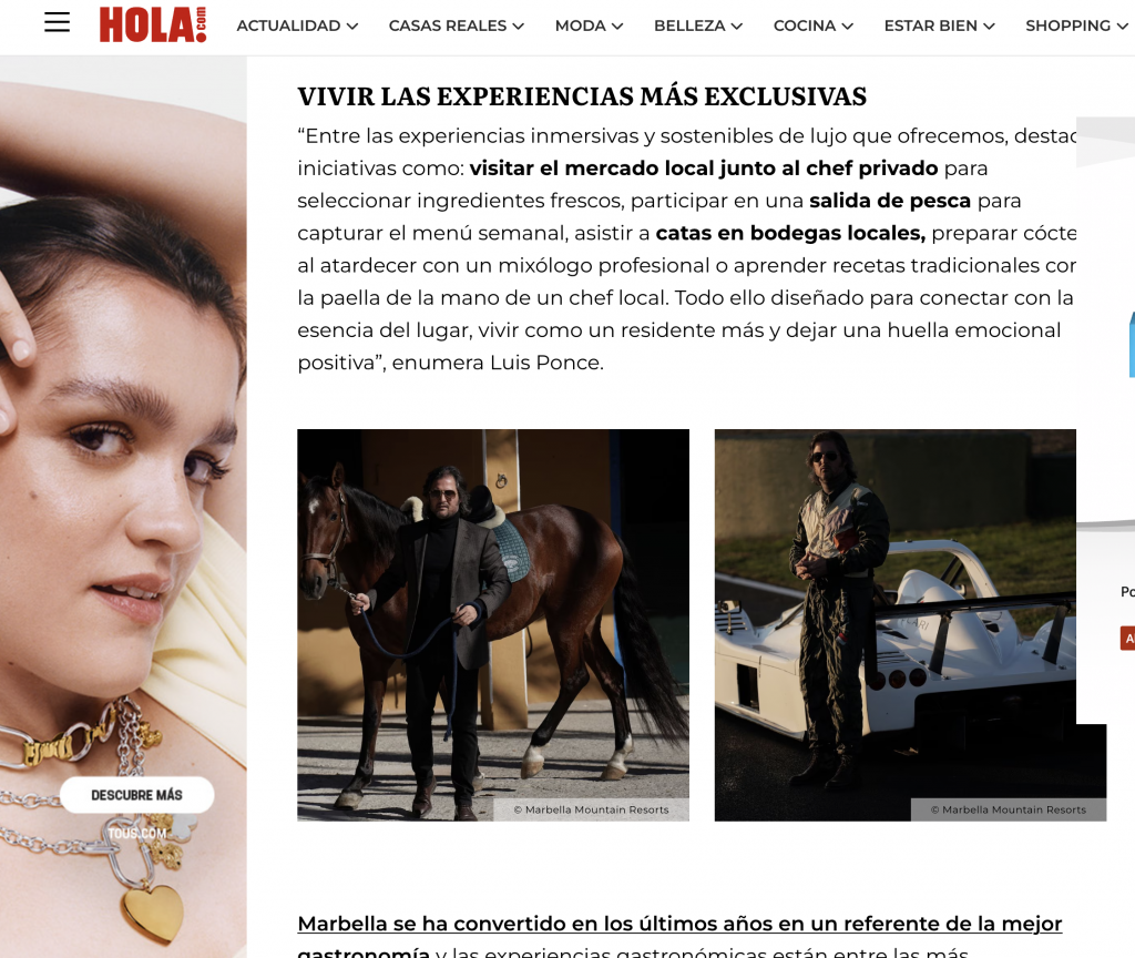 Revista Hola-Viajes-Luis-Ponce-Marbella Mountain Resorts