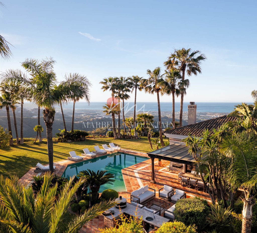 Villa del Sol, sea views Zagaleta, Marbella